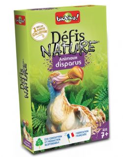 JEU DÉFIS NATURE - ANIMAUX DISPARUS